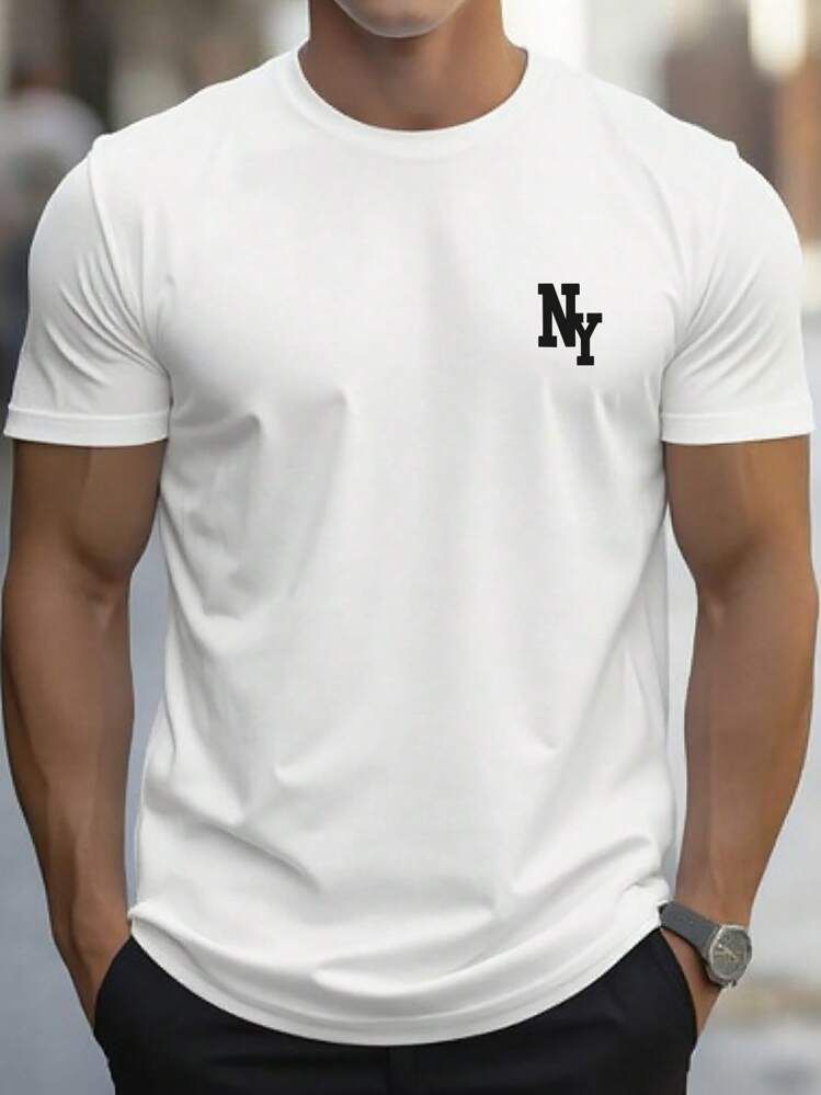 CAMISETA HOMBRE BLANCA NY