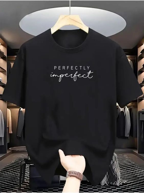 CAMISETA HOMBRE NEGRA PERFECTLY