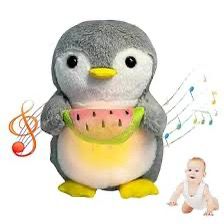 PINGUINO DE PELUCHE QUE RESPIRA