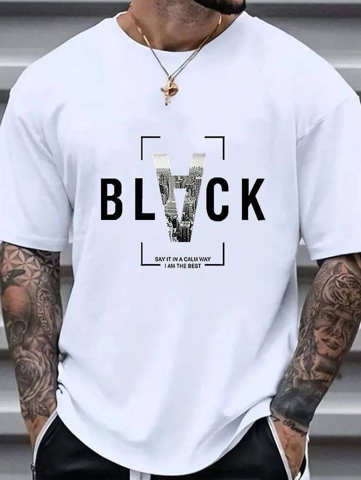 CAMISETA BLANCA BLACK CITY