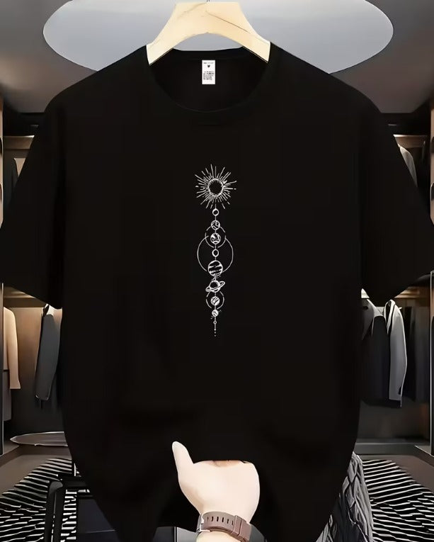 CAMISETA HOMBRE NEGRA STELAR