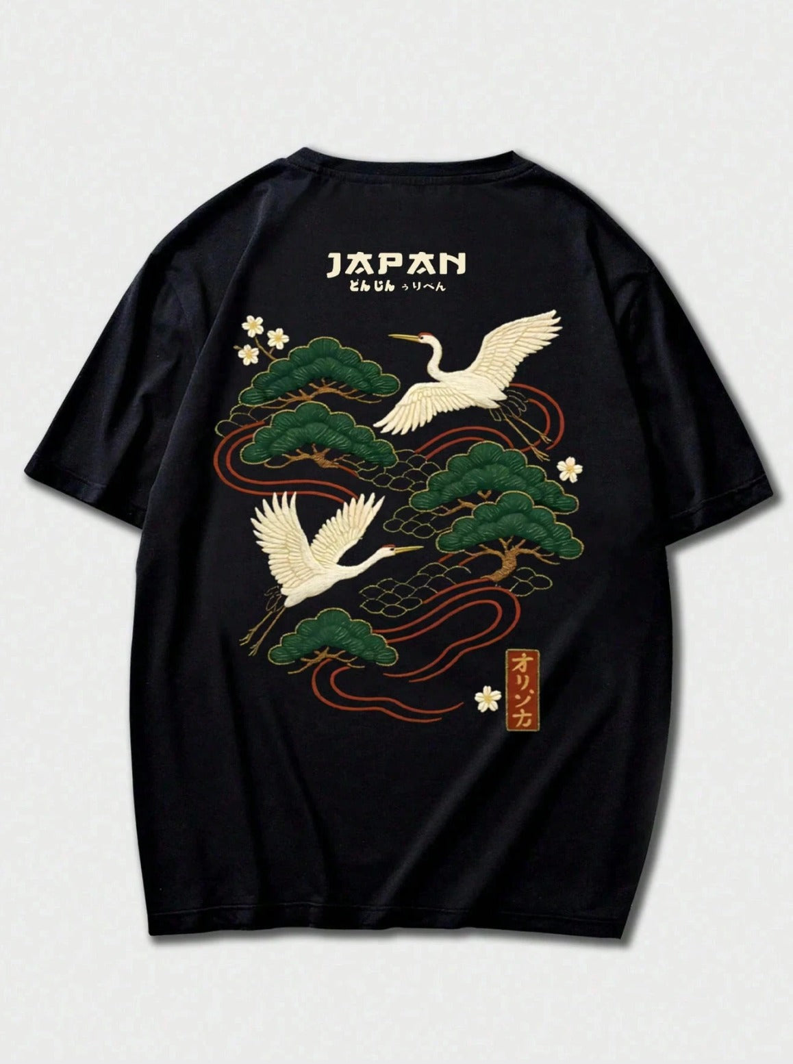 CAMISETA HOMBRE NEGRA JAPAN