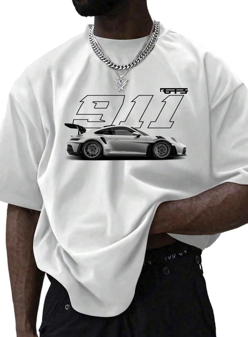 CAMISETA HOMBRE BLANCA 911