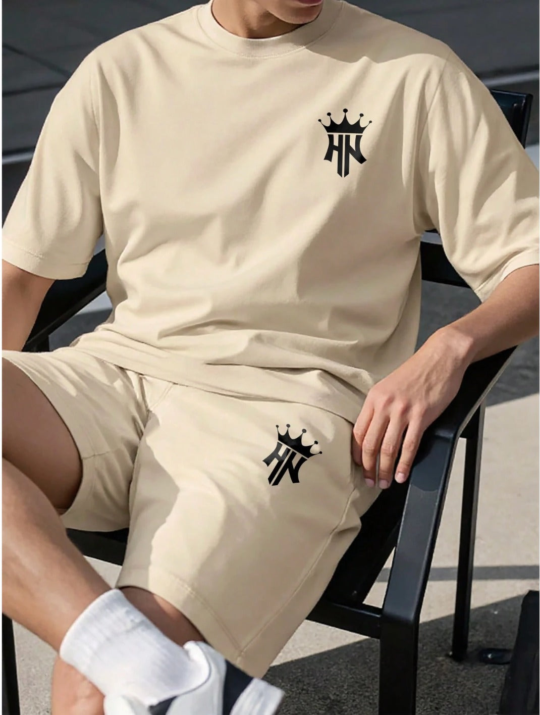 CONJUNTO HOMBRE CAMEL CORONA