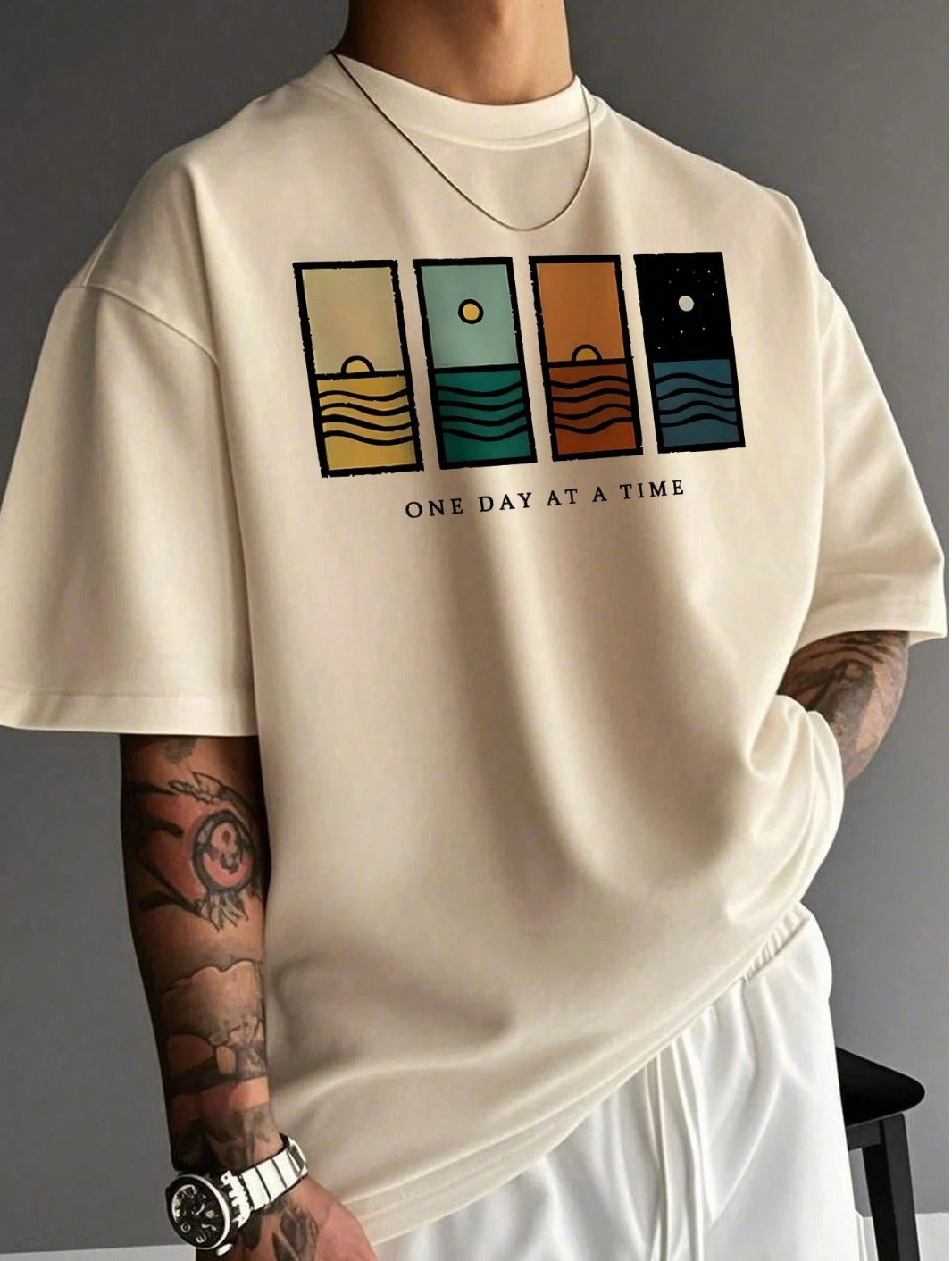 CAMISETA CAMEL HOMBRE ONE DAY