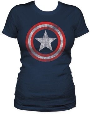 Dama Capitan Camiseta Capitan America Mujer Sudadera Capitan