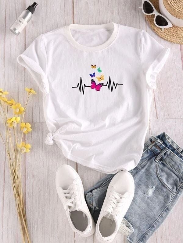 CAMISETA MUJER ESTAMPADA 2012