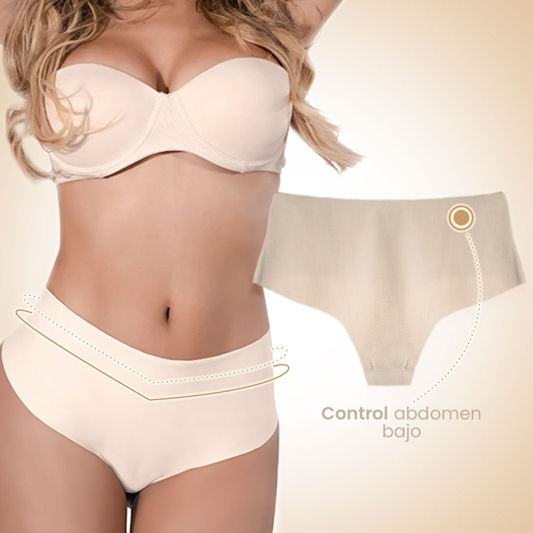 2 X TANGA CONFORT BEIGE / REF: 1002