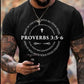 CAMISETA NEGRA PROVERBS 3:5:6