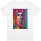 CAMISETA DAMA LLAMA SUNGLASSES