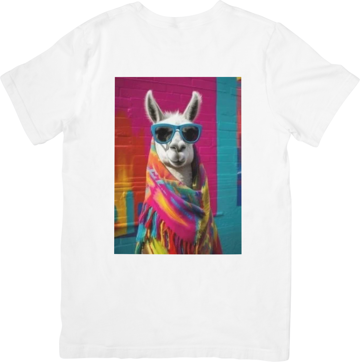 CAMISETA DAMA LLAMA SUNGLASSES