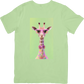 CAMISETA DAMA JIRAFA GLASSES