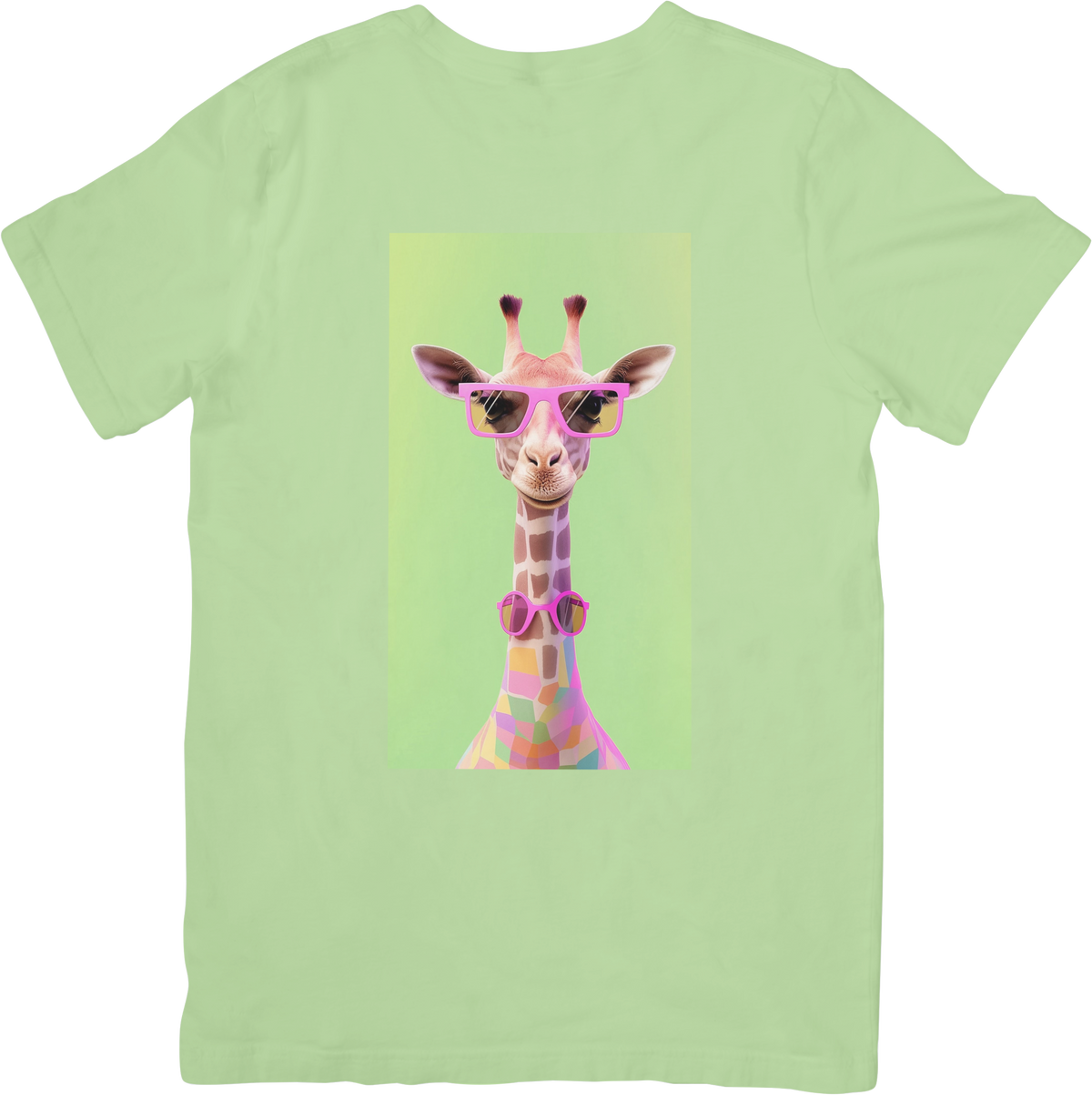CAMISETA DAMA JIRAFA GLASSES
