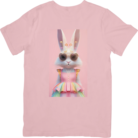 CAMISETA DAMA CONEJA ROSA