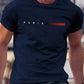 CAMISETA HOMBRE AZUL PARIS LINEA ROJA
