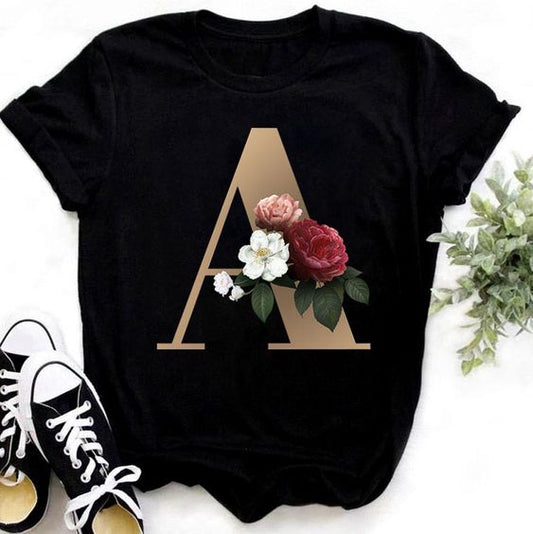 CAMISETA DAMA LETRAS PERSONALIZADAS