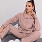 CONJUNTO DAMA BUZO CON CAPUCHA Y JOGGER ROSA