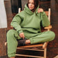 CONJUNTO DAMA BUZO CON CAPUCHA Y JOGGER VERDE MANZANA