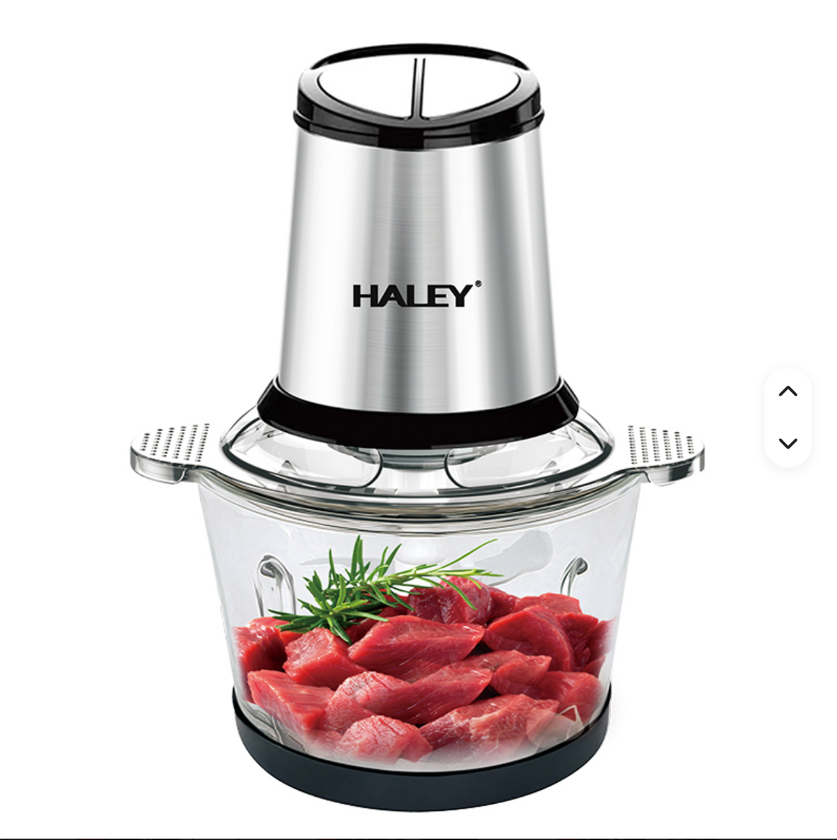 Picadora de Verduras y Carne para Cocina, Procesador de Alimentos de Acero Inoxidable de 3L , Picadora Eléctrica de Carne de la Marca HALEY