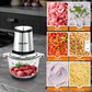 Picadora de Verduras y Carne para Cocina, Procesador de Alimentos de Acero Inoxidable de 3L , Picadora Eléctrica de Carne de la Marca HALEY