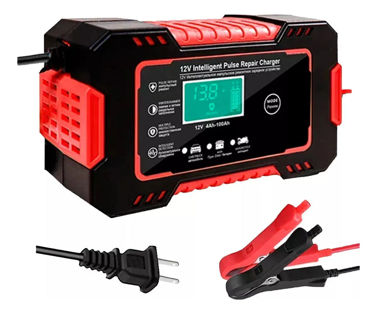 Cargador Y Reparador Inteligente Para Batería 12v Carro/moto