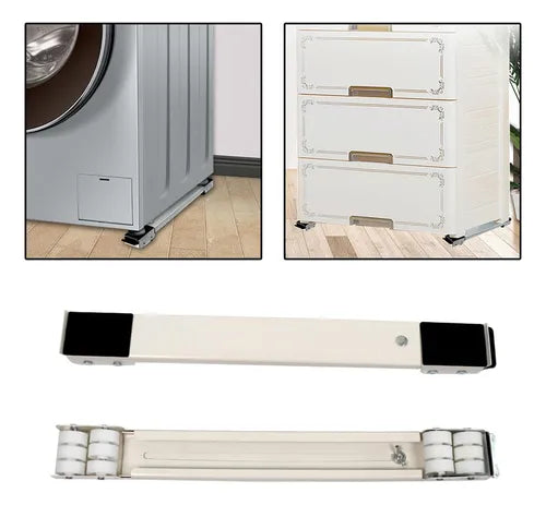 Rodillos Ajustables Para Electrodomésticos, Base Ajustable