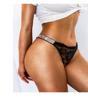 1 TANGA ENCAJE ESTILO EUROPEO
