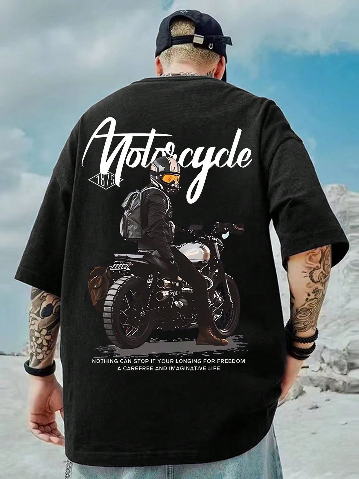 CAMISETA OVERSIZE MOTORCYCLE