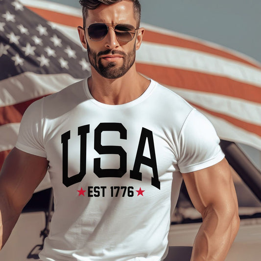 CAMISETA HOMBRE USA EST 1776