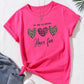 CAMISETA DAMA ROSADA TRES CORAZONES