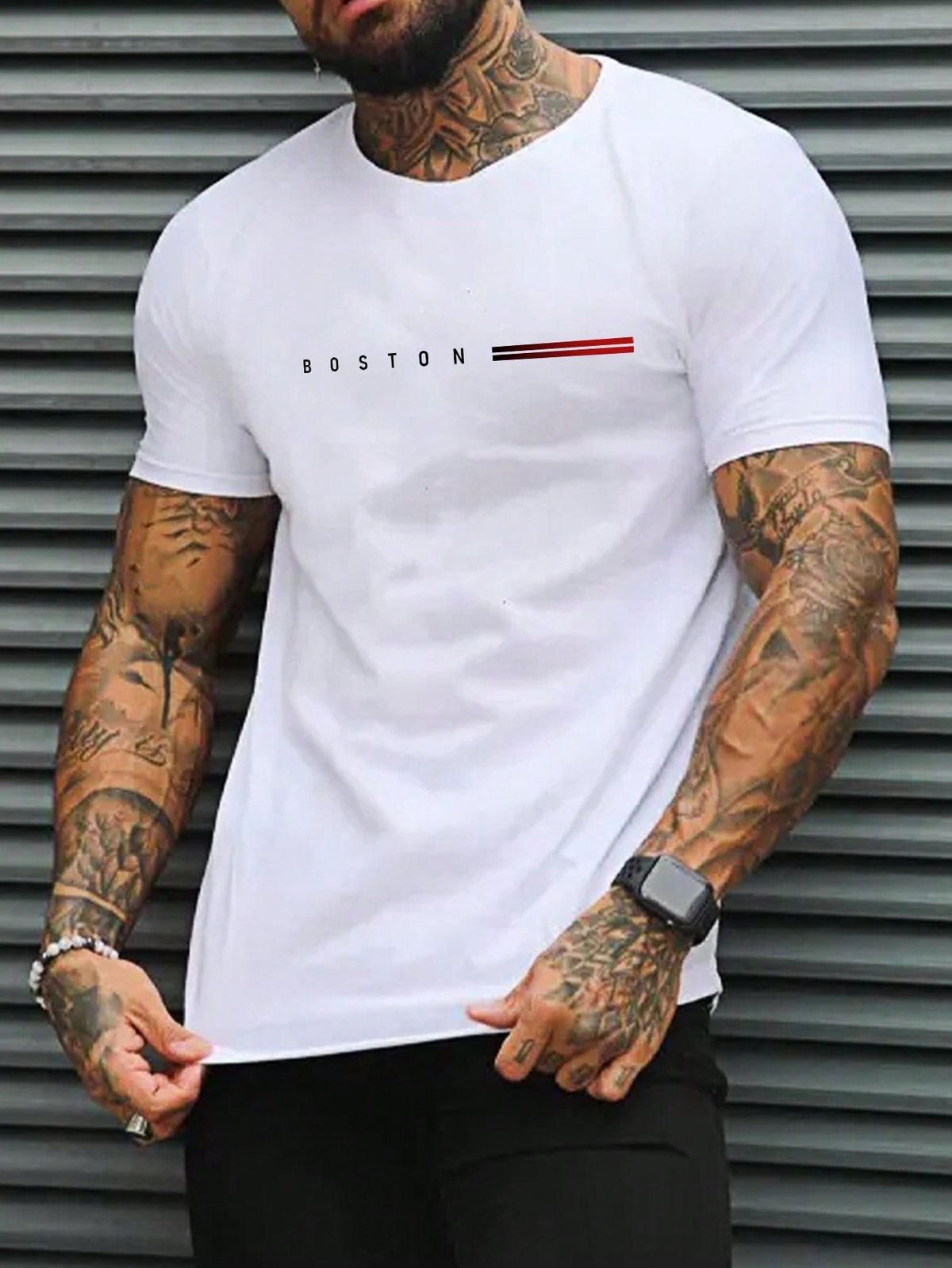 CAMISETA HOMBRE NEW YORK CITY LINEA NEGRA