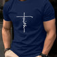 CAMISETA HOMBRE AZUL FAITH
