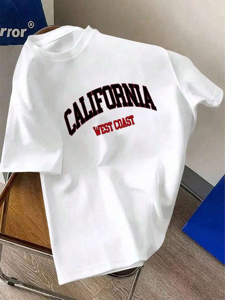 CAMISETA HOMBRE BLANCA CALIFORNIA WEST