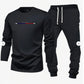 CONJUNTO JOGGER NEGRO PARIS LINEAZUL ROJA