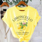 CAMISETA AMARILLA DAMA LIMONCELLO