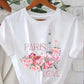 CAMISETA DAMA BLANCA PARIS LOVE