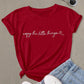 CAMISETA DAMA ROJA ENJOY THE LITTLE