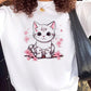 CAMISETA DAMA GATICA FLORES ROSA