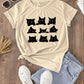 CAMISETA DAMA 9 GATOS
