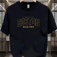 CAMISETA HOMBRE NEGRA BOSTON BLACK- GOLD