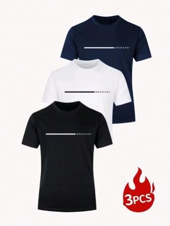 CAMISETA HOMBRE PACK 3 WHATEVER