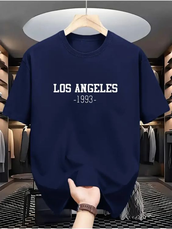 CAMISETA HOMBRE AZUL LOS ANGELES 1993