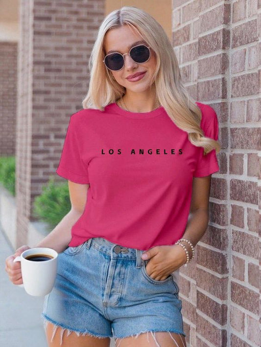 CAMISETA DAMA LOS ANGELES COLORES