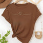 CAMISETA DAMA CAFE CORAZON LINE
