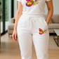 CONJUNTO JOGGER DAMA BLANCO 2011