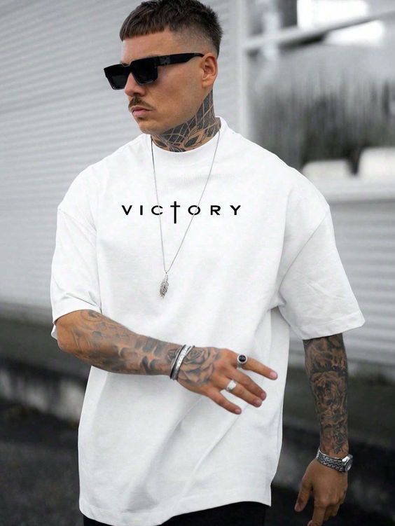 CAMISETA HOMBRE BLANCA VICTORY NUEVA