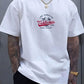 CAMISETA HOMBRE BLANCA CALIFORNIA BEACH PARADISE