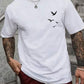 CAMISETA HOMBRE BLANCA AVES