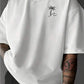 CAMISETA HOMBRE BLANCA PALMA OLA