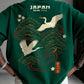 CAMISETA HOMBRE VERDE JAPON